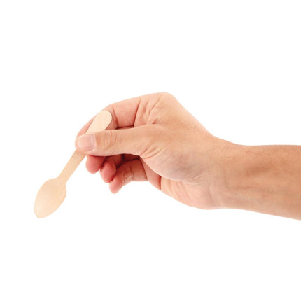 Compostable Wooden Tea Spoons | Fiesta | 100 Pieces 3