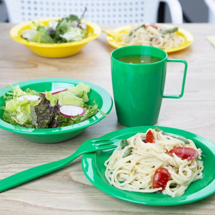 Polycarbonate Plates 23cm Green | Olympia Kristallon 5