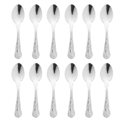 Polished Stainless Steel Coffee Spoons 11.2cm (12 Pieces) | Olympia Kings 4