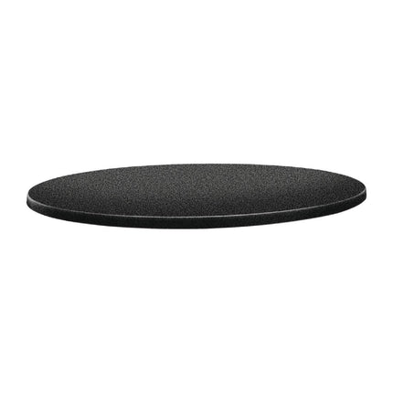 Round Anthracite Tabletop 80cm | Topalit Classic Line