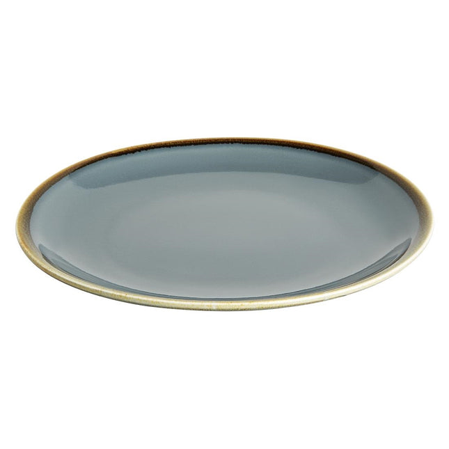 Coupe Dinner Plates Blue 23cm | Olympia Kiln 2