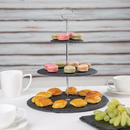 Three-Tier Slate Serving Stand | Olympia 4