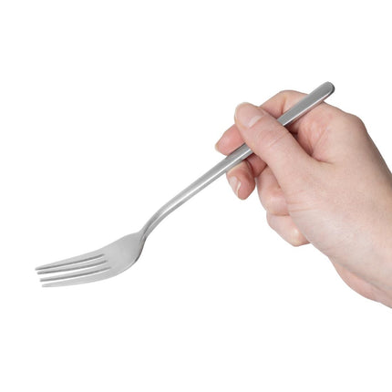 Henley Polished Stainless Steel Dessert Forks (12 pcs) | Olympia 4