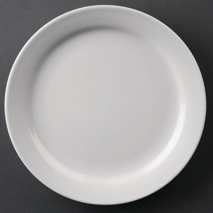 Dinner Plates with Narrow Rim 16.5cm | Olympia Athena | 12 Pieces