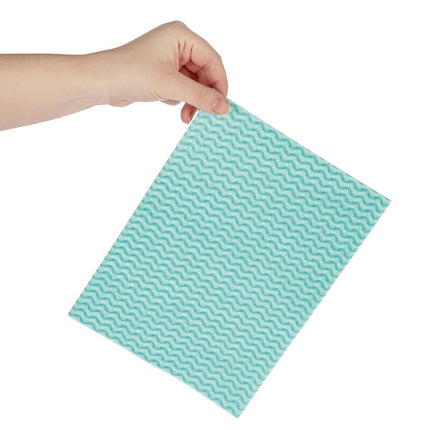 Non-Woven Cleaning Cloths Green | Jantex Solonet | 33x58 cm | 50 Pieces 4