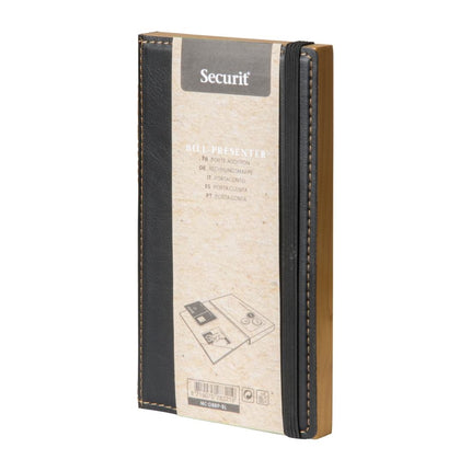 Leather and Wood Bill Presenter | Securit Trendy 3