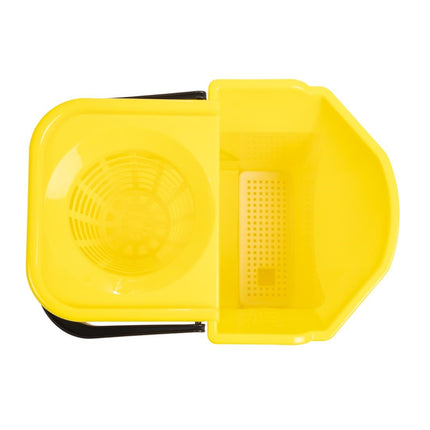 Color-Coded Yellow Mop Bucket | Jantex | Polypropylene | 16L Capacity 4