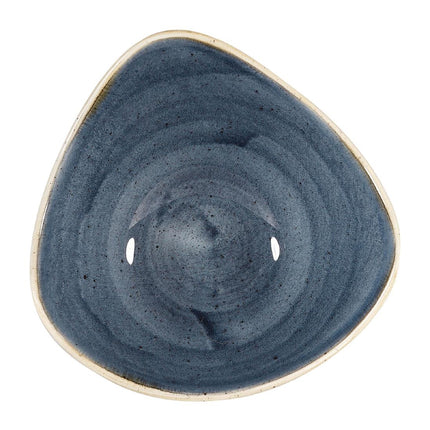 Triangle Bowl Blueberry | Churchill Stonecast Lotus | 17.8cm