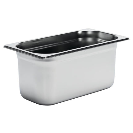 Stainless Steel Gastro Pan GN 1/3 | 15cm Depth | 325x176mm