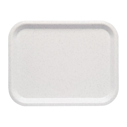 Speckled White ABS Serving Tray 36x28cm | Roltex Nordic