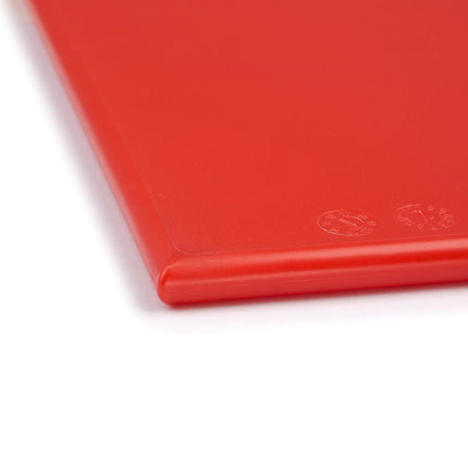 HDPE Cutting Board Red | Hygiplas | 450x300x12mm 6