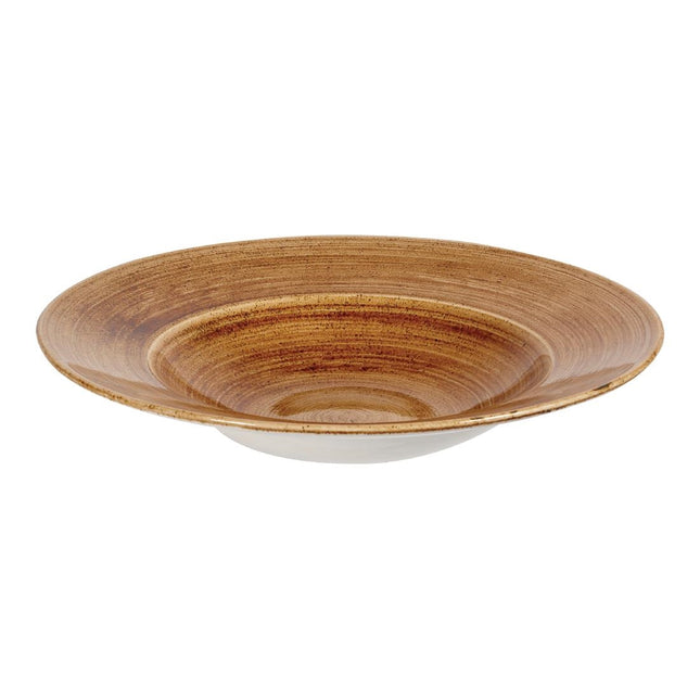 Wide Rim Bowl Stonecast Patina Vintage Copper Large 27.9cm | Churchill 2