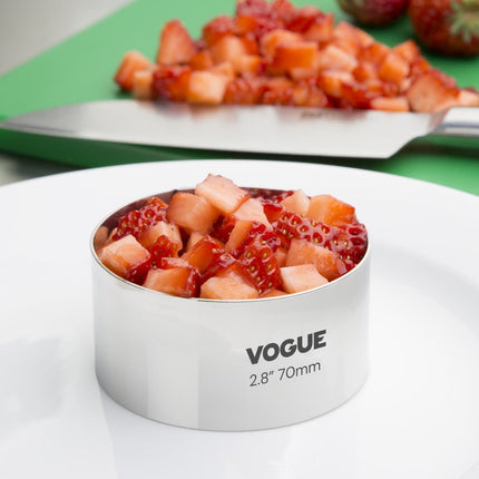 Stainless Steel Mousse Ring | Vogue | 35 x 70 mm 3