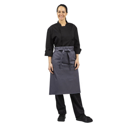 Standard Grey Bib Apron | Whites 3