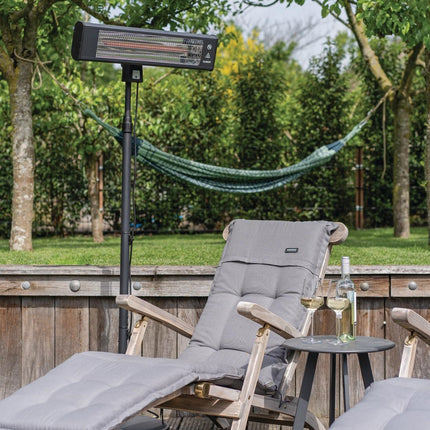 Electric Patio Heater TH1800S with Remote Control | Eurom 8