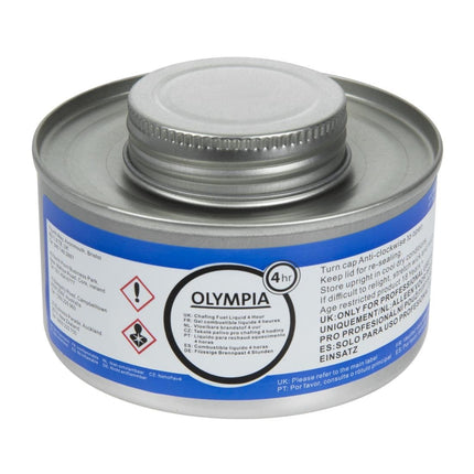 Reusable Wick Liquid Fuel Paste 4 Hour Burn Time | Olympia | 12 Pieces