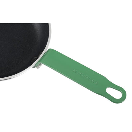Non-Stick Frying Pan 200mm with Green Handle | Hygiplas Teflon Platinum Plus 5