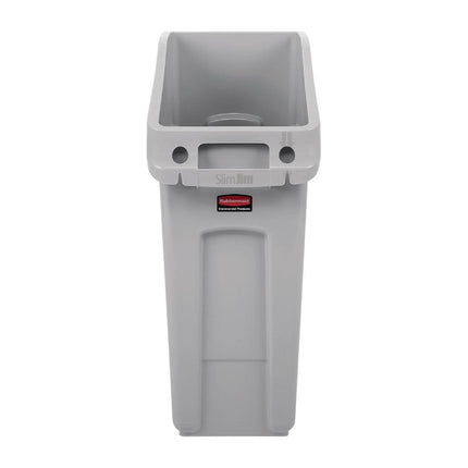 Slim Jim Waste Bin 49L | Rubbermaid | Grey 2