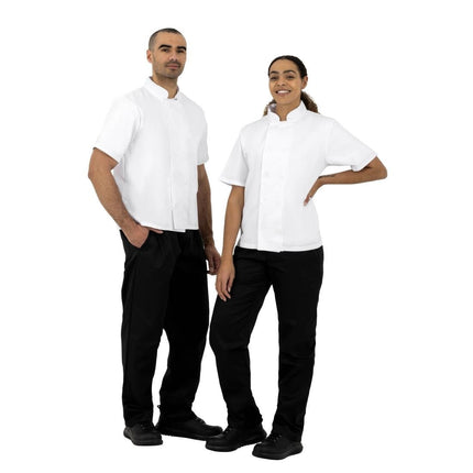 Lightweight White Chef Jacket L | Nisbets Essentials 3