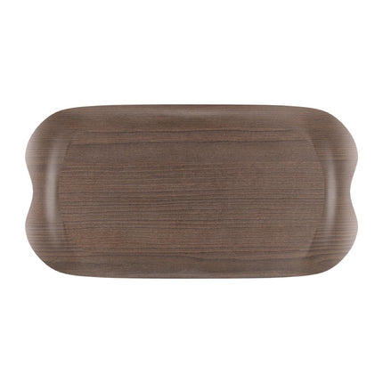 Poslužni pladenj, palisandrov lesni vzorec 43x23cm | Roltex Wave