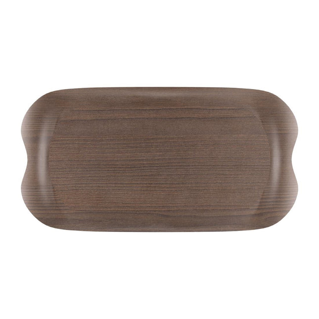 Poslužni pladenj, palisandrov lesni vzorec 43x23cm | Roltex Wave