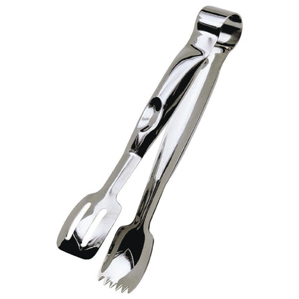 Stainless Steel Buffet Tongs 23.5cm with Hanging Hook | Vogue