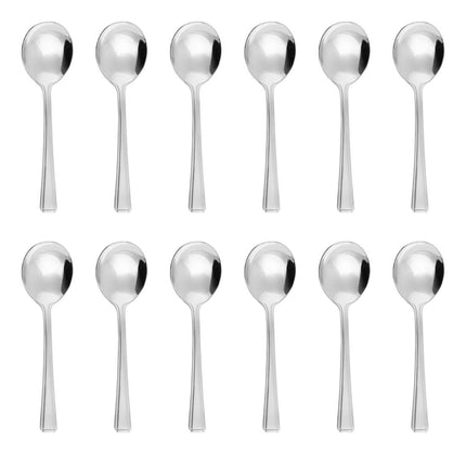 Soup Spoons Set Polished 18/0 Stainless Steel | Olympia Harley | 12 Pieces 4