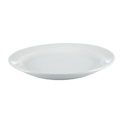 Whiteware Plates with Narrow Rim 18cm | Olympia | Set of 12 6