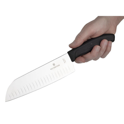 Santoku Knife 17cm | Victorinox | Fibrox Handle | Stainless Steel 5