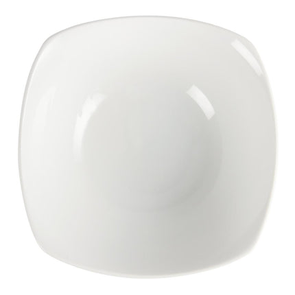 Rounded Square Porcelain Dishes 18cm | Olympia Whiteware 4