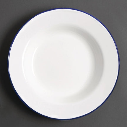 Enamel Soup Bowls 24.5cm | Olympia | 6 Pieces 2