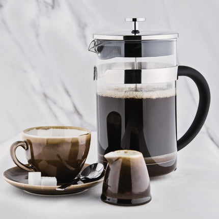 Stainless Steel and Glass Coffee Press | Olympia | 1.5L | 12 Cups 4