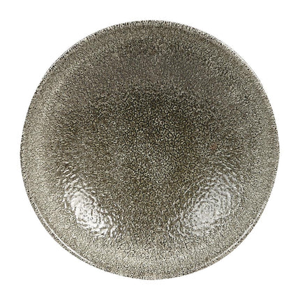 Raku Quartz Black Evolve Coupe Plate 16.5cm | Churchill