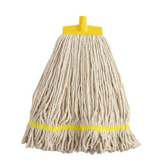Yellow Stay-Flat Kentucky Cotton Mop | SYR