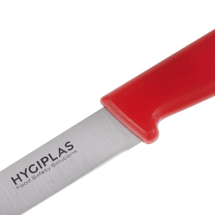 Paring Knife 7.5cm Red Handle | Hygiplas 4