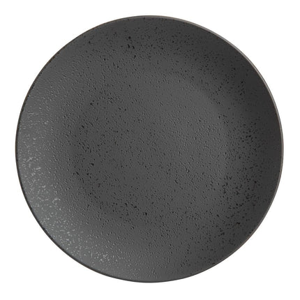 Black Round Plates 20.3cm | Olympia Fusion