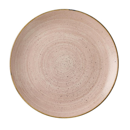 Stonecast Raw Terracotta Evolve Coupe Plate 260mm | Churchill