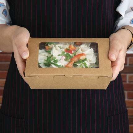 Recyclable Salad Box with PET Window 700ml | Fiesta | 200 Pieces 4
