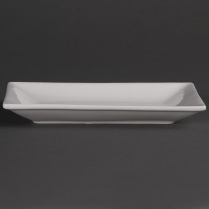 Whiteware Rectangular Serving Dishes 20x13cm | Olympia 2