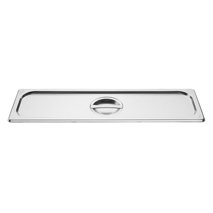 Stainless Steel Gastronorm Lid | Vogue | GN 2/4 6