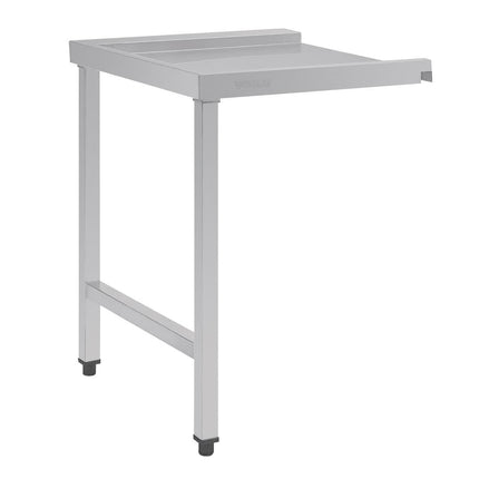 Right-Hand Stainless Steel Through Table 60cm | Vogue 7