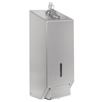 1 Liter Stainless Steel Soap Dispenser | Jantex