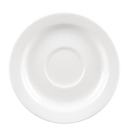 Stackable White Saucer 12.7cm | Churchill Profile