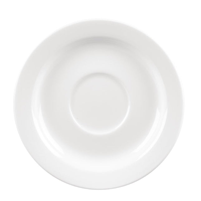 Stackable White Saucer 12.7cm | Churchill Profile