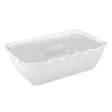 Flat Lid with Spoon Cut-Out for 2L Olympia Kristallon Bowl 2