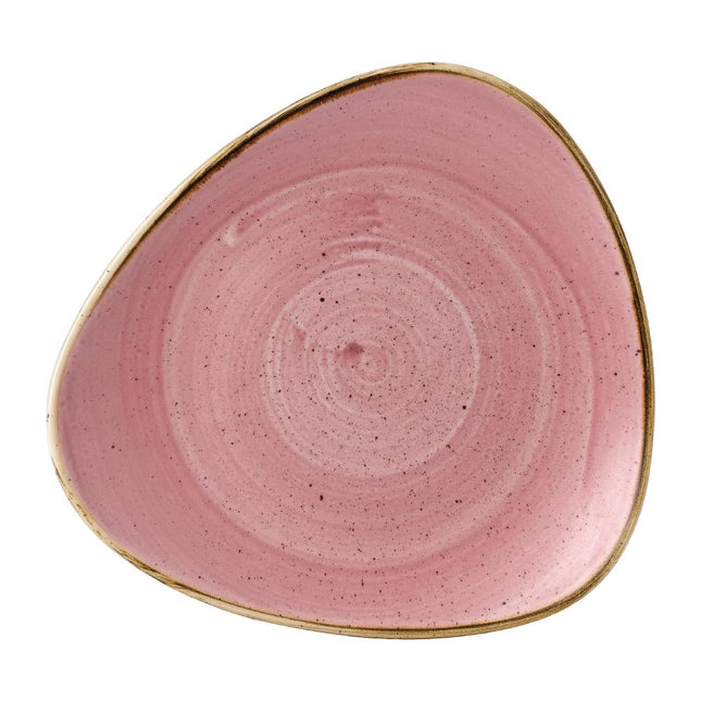 Triangle Plates Petal Pink | Churchill Stonecast | 229mm
