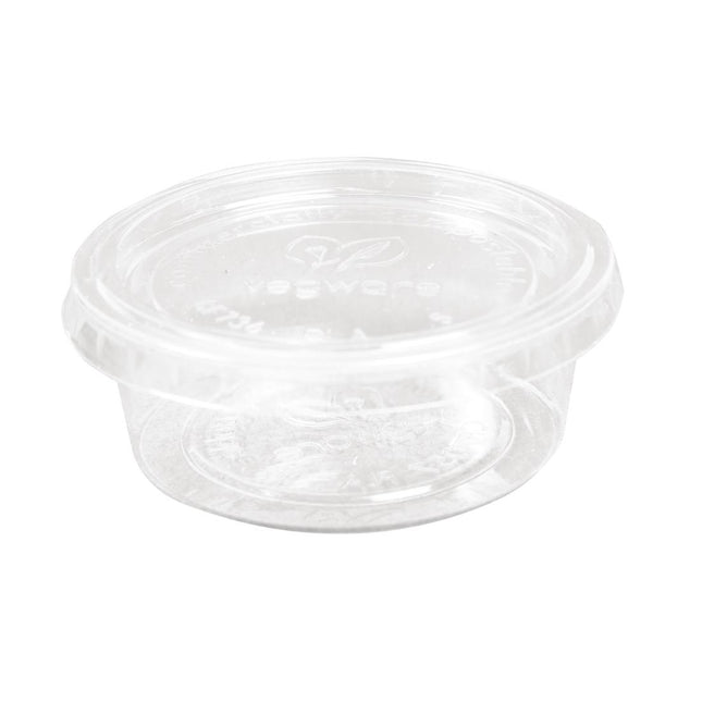 Compostable Portion Cups 5.7cl | Vegware | PLA Material | Temperature Resistant to 40°C