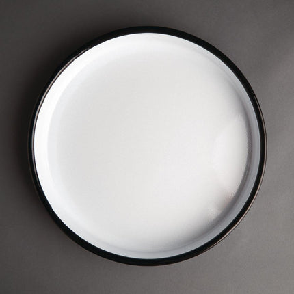 Round Enamel Steel Serving Tray 32cm | Olympia