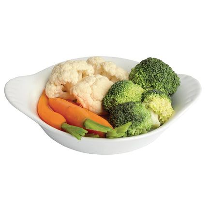 Round Gratin Dishes with Handles 19.2cm | Olympia Whiteware | Set of 6 4
