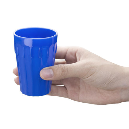 Polycarbonate Stackable Cups Blue 142ml | Olympia Kristallon | 12 Pieces 2